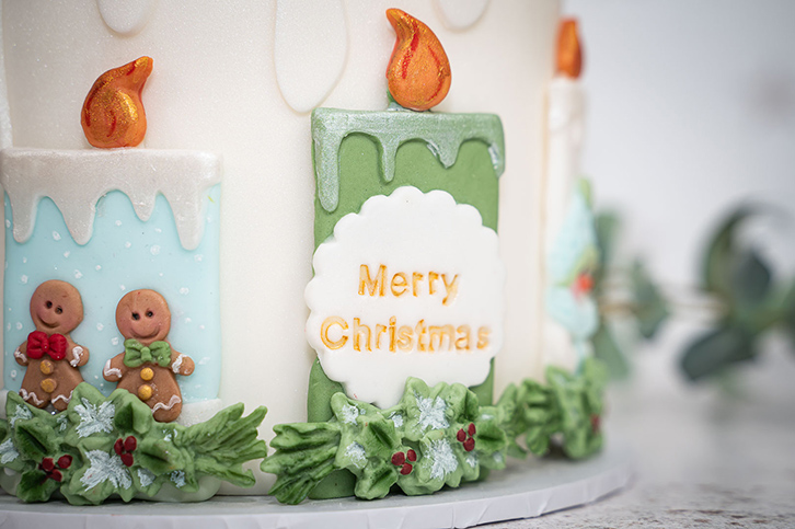 Christmas Candles Silicone Mould
