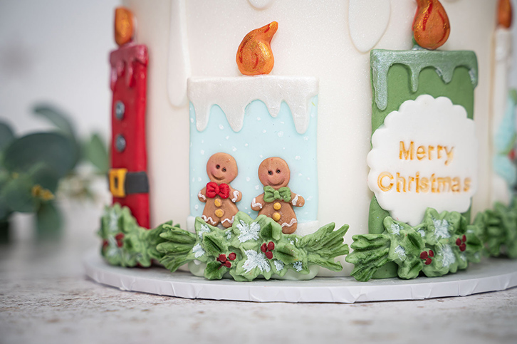 Christmas Candles Silicone Mould