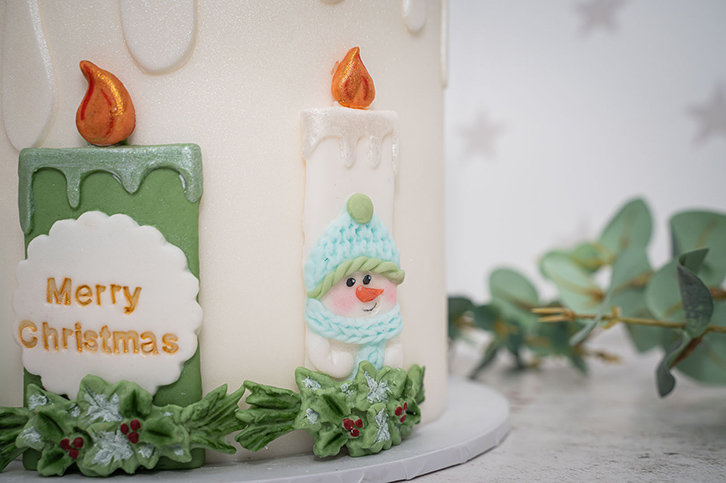 Christmas Candles Silicone Mould