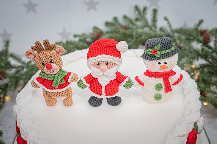Knitted Christmas Silicone Mould