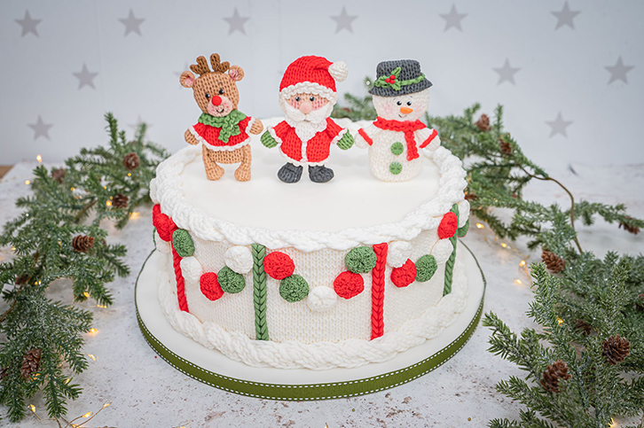 Knitted Christmas Silicone Mould