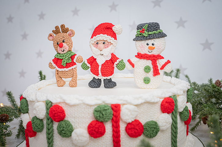 Knitted Christmas Silicone Mould