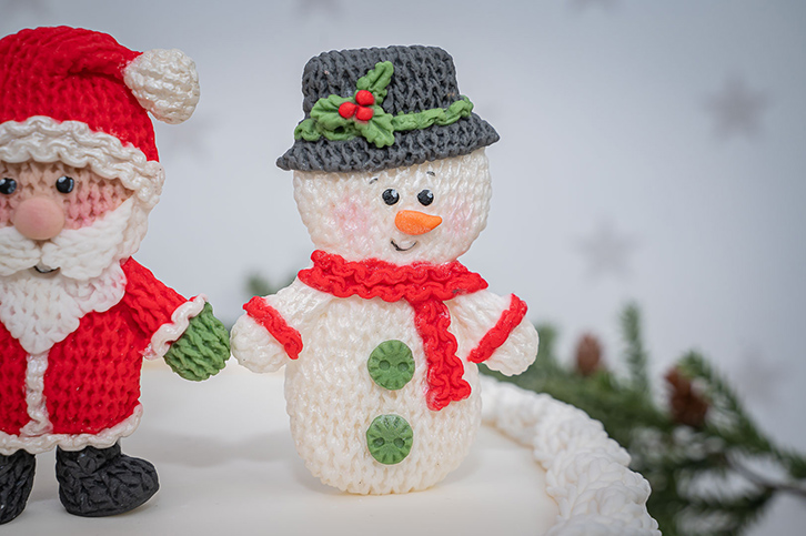 Knitted Christmas Silicone Mould