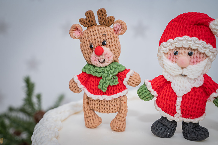 Knitted Christmas Silicone Mould