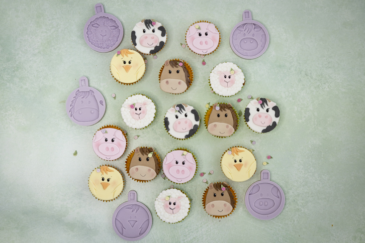 Farm Faces Mould Set