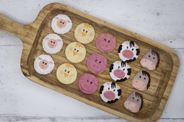 Farm Faces Mould Set