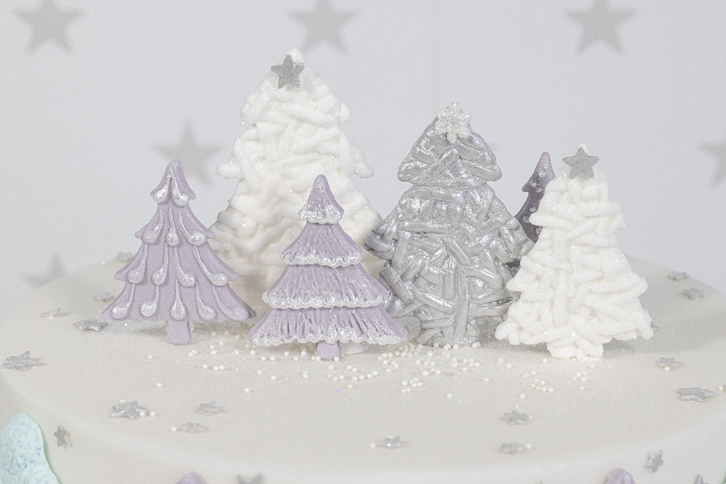 Snowflakes & Christmas Trees Mould