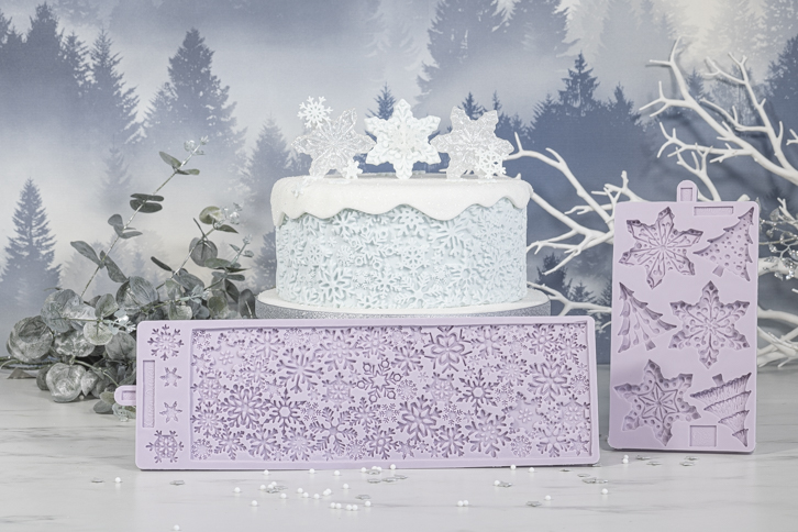 Snowflakes & Christmas Trees Mould