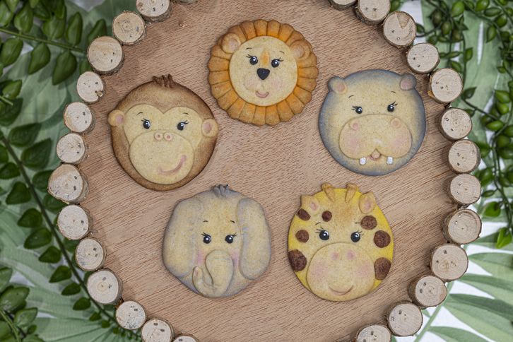 Safari Animal Faces - FULL SET