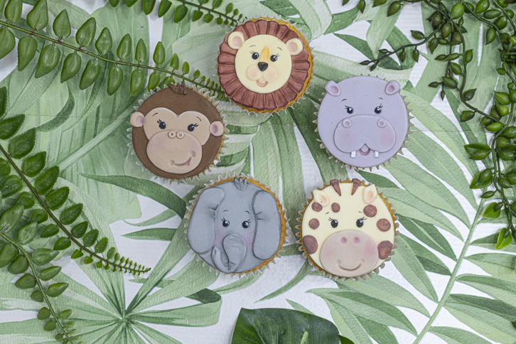 Safari Animal Faces - FULL SET