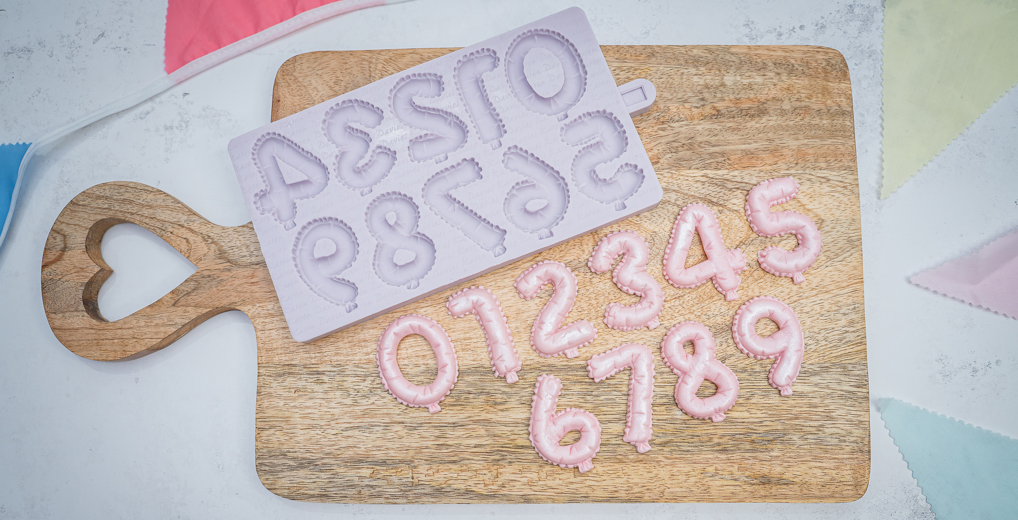 Balloon Numbers Silicone Mould Balloon Numbers Silicone Mould