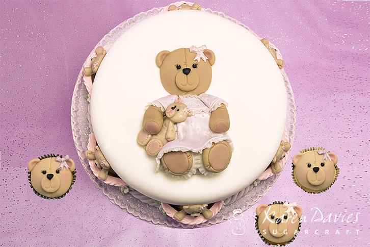 Cupcake Top - Teddy Face Mould